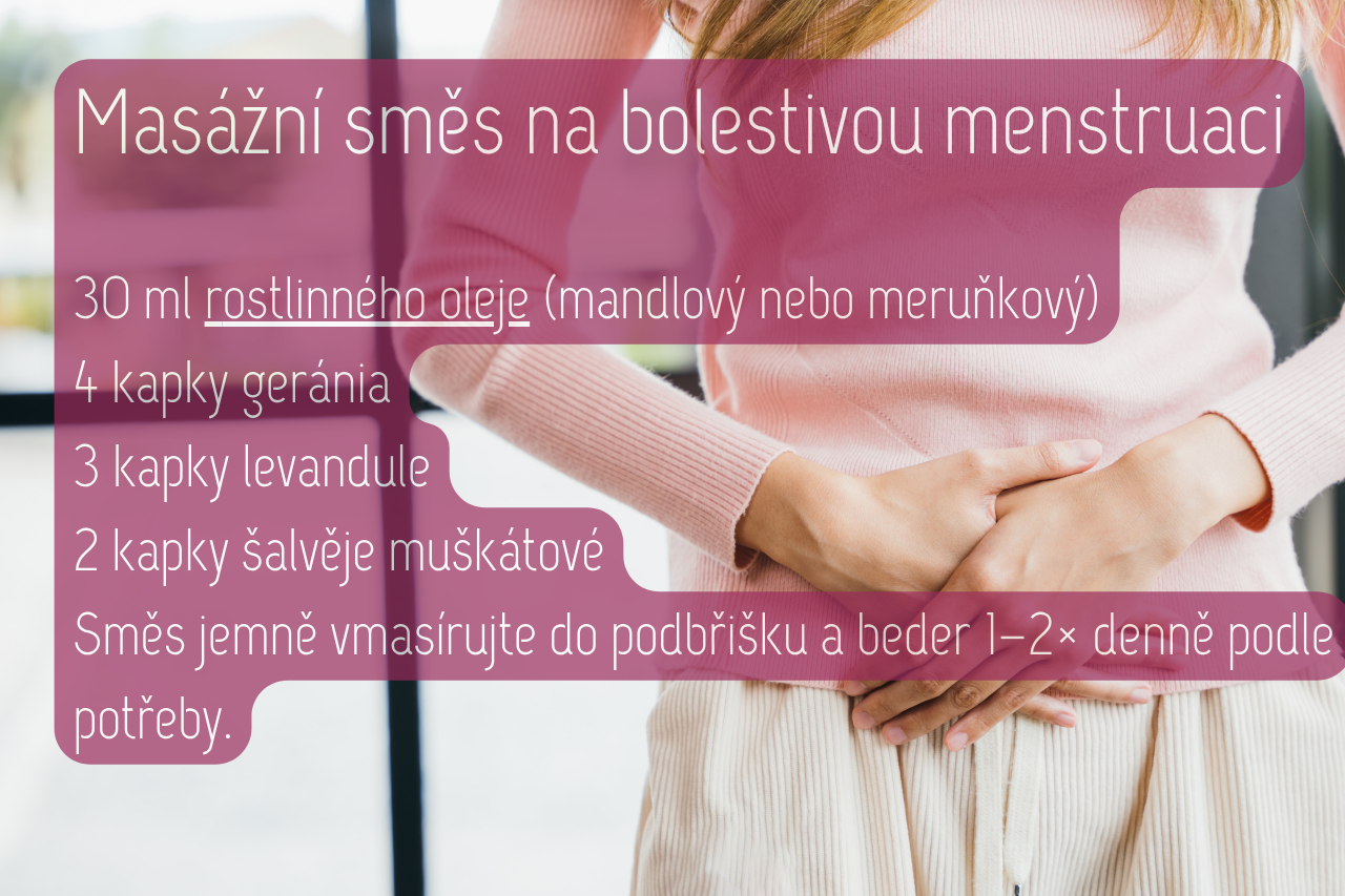 recept bolestivá menstruace